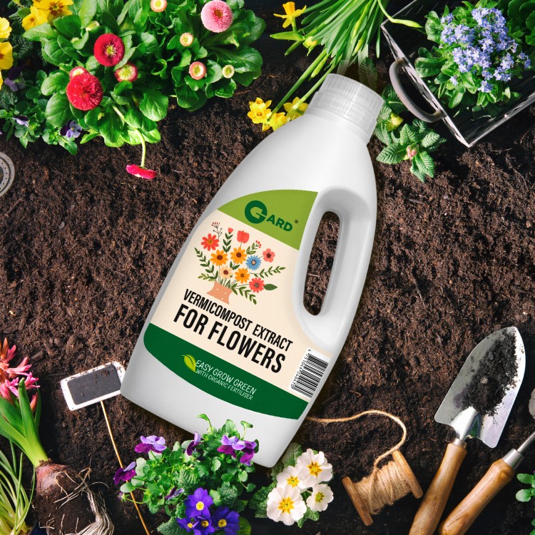 Vermicomost extract for flowers 1 liter
